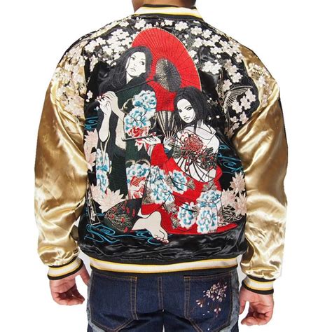 gucci bomber japanese geisha.